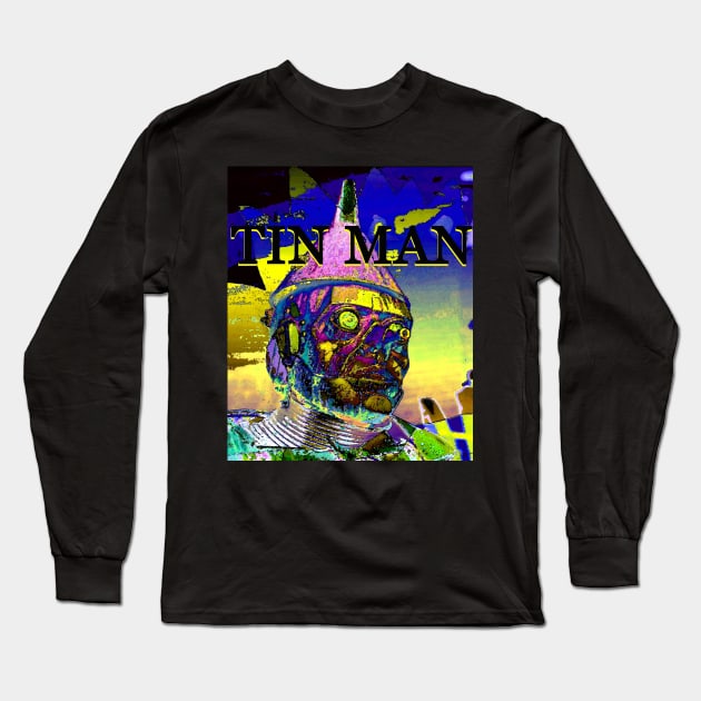 Tin man pop art Long Sleeve T-Shirt by dltphoto